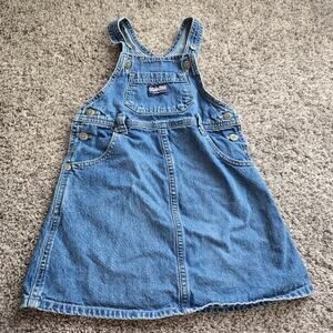 OshKosh B’gosh girl 4T Denim Jumper Dress 👗